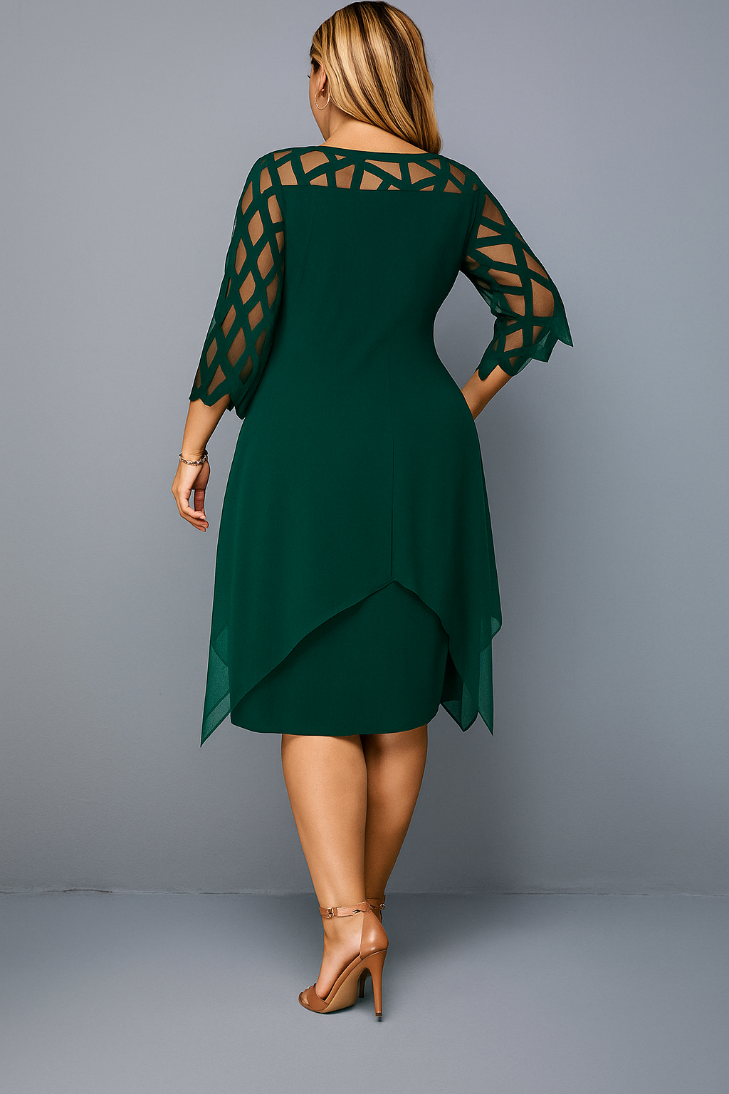 Evelyn™ | Elegancka Sukienka z Koronkowymi Rękawami" can be rewritten as: 

"Evelyn™ | Stylowa Sukienka z Koronkowymi Rękawami