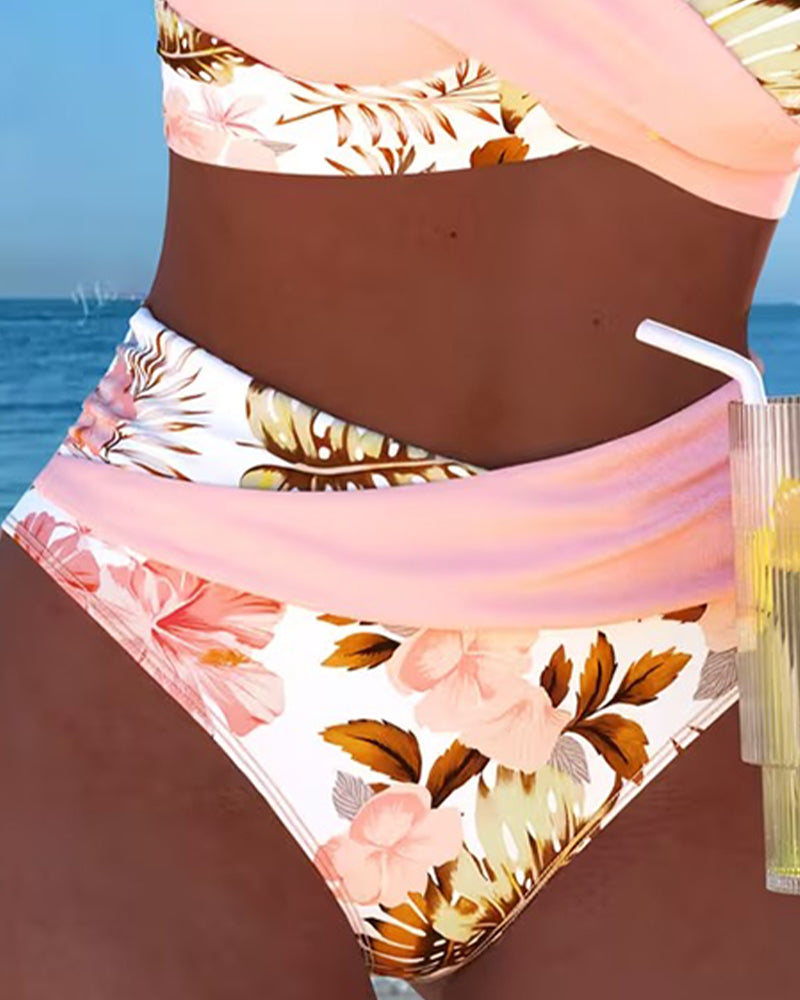 Eliza™ – Bikini z kwiatowym kontrastem