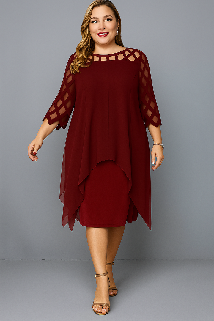 Evelyn™ | Elegancka Sukienka z Koronkowymi Rękawami" can be rewritten as: 

"Evelyn™ | Stylowa Sukienka z Koronkowymi Rękawami