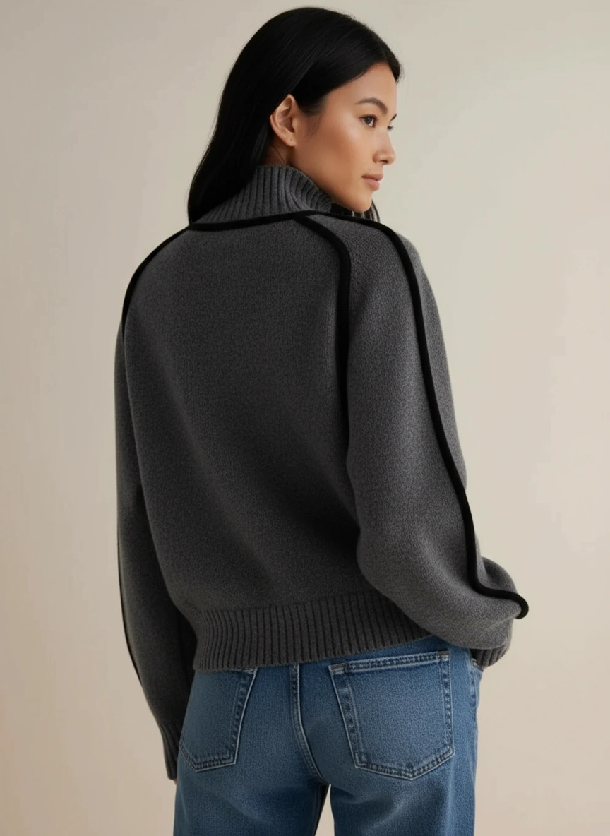 Zofia™ | Sweter z Golfem Essential