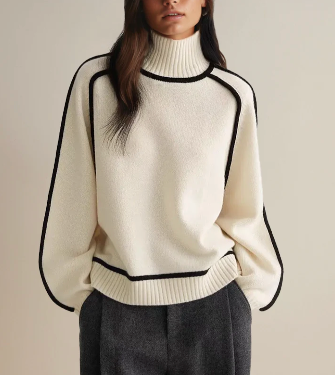 Zofia™ | Sweter z Golfem Essential