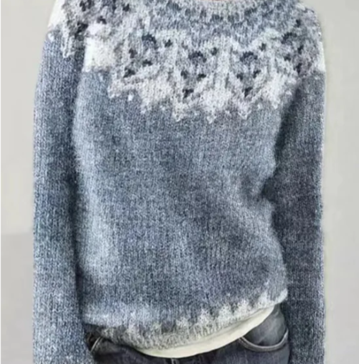 SOLÈNE™ | Sweter Skandynawski