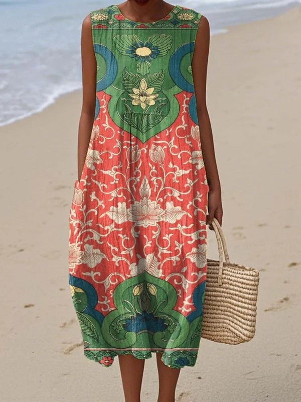 Pola™ – Boho sukienka midi