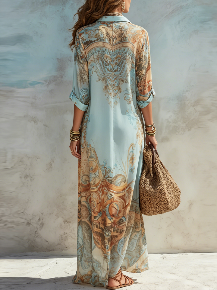 Lorna | Sukienka chemisier Mediterraneo