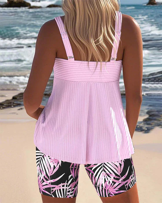 Matylda™ – Tankini w paski z szortami