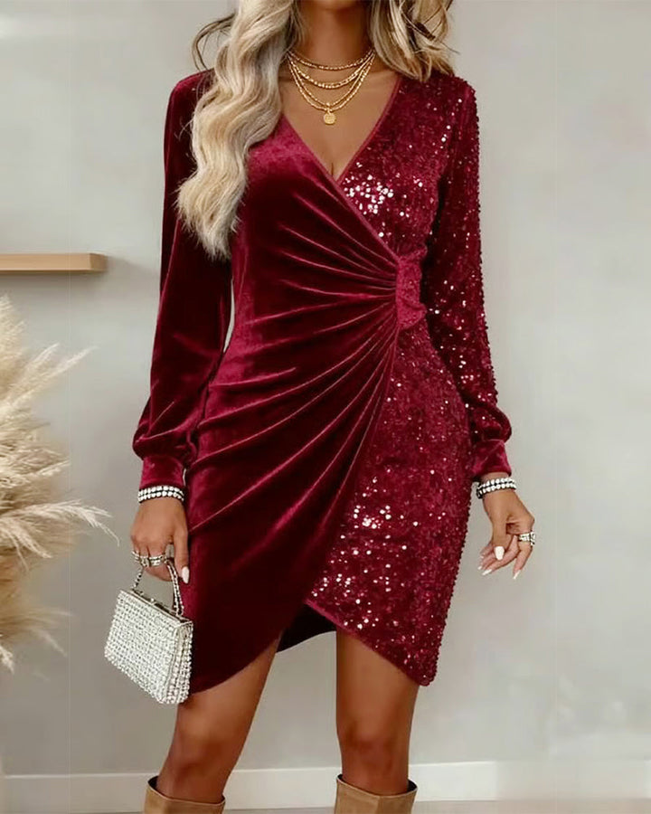 BRIAR | Luminous Midi Dress with Heart-Shaped Neckline