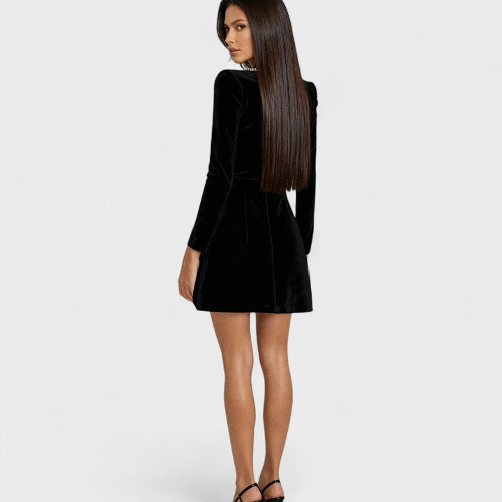 Evelyn™ | Elegancka Suknia Wieczorowa z Efektem Brokatu