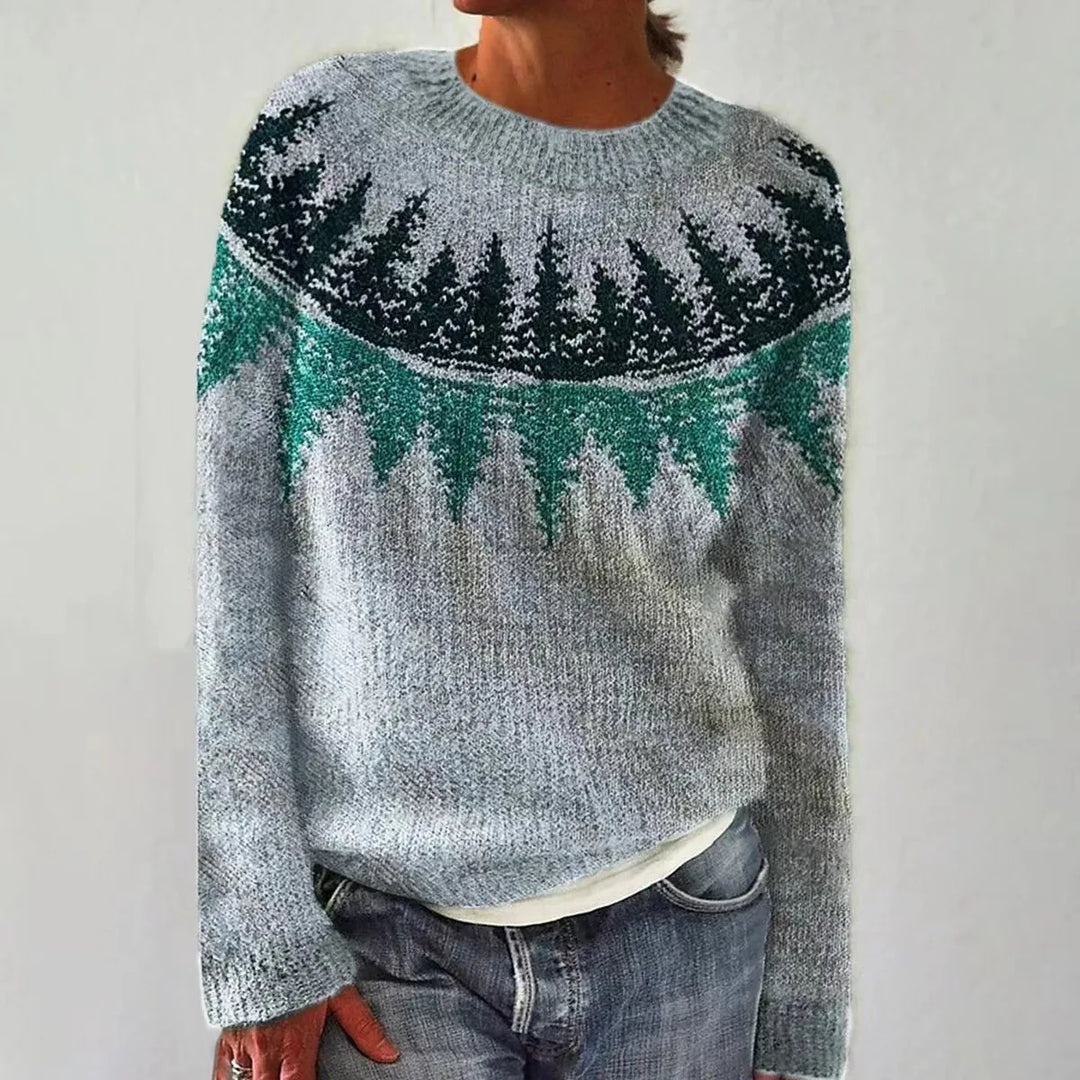 SOLÈNE™ | Sweter Skandynawski